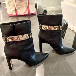 Jessica Simpson Black Bootie heels 4 inch size 8 New